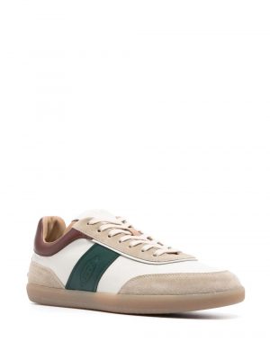 SNEAKERS IN PELLE SCAMOSCIATO