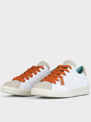 LACE-UP SNEAKERS IN PELLE E SUEDE