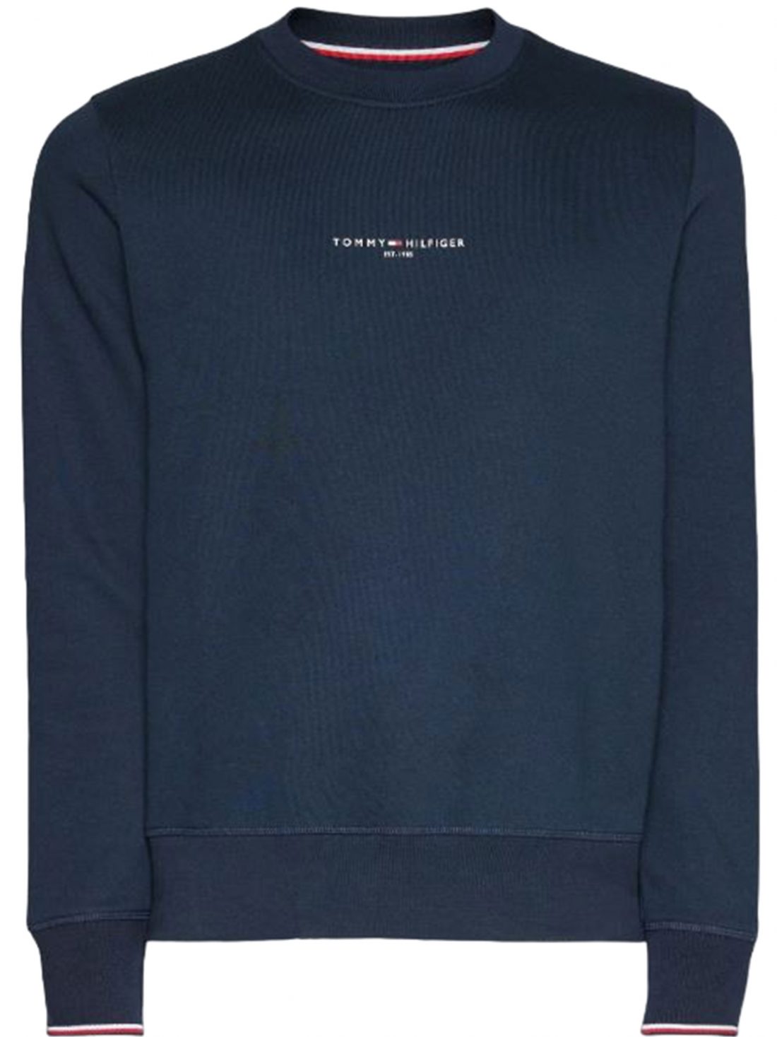 WCC TOMMY LOGO TIPPED CREWNECK