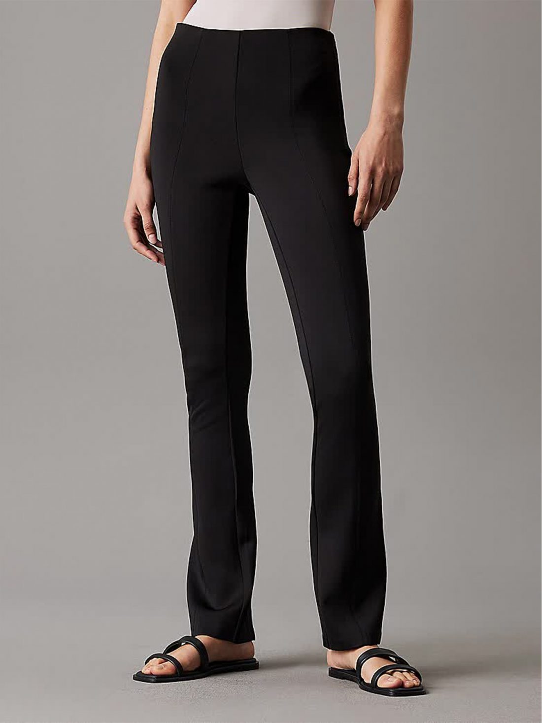 TECHNICAL KNIT SLIM FLARE PANT