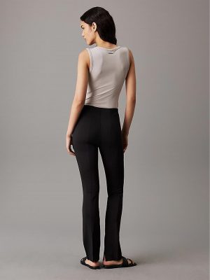 TECHNICAL KNIT SLIM FLARE PANT