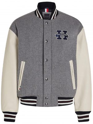 LEATHER VARSITY JACKET