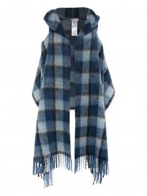 HOODED WOOL CAPE SCARF