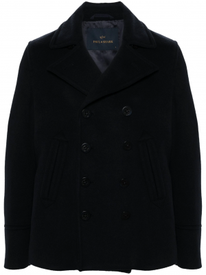 PEACOAT RE-WOOL CON MOON BADGE