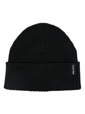 RIB KNIT FOLDED BEANIE