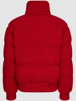 BUBBLE UP KNIT RIB DOWN JACKET