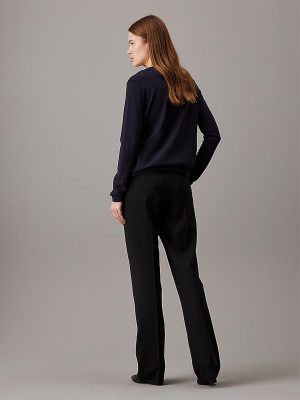 STRETCH WOOL SLIM STRAIGHT