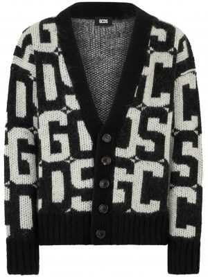 MONOGRAM BUTTONED CARDIGAN