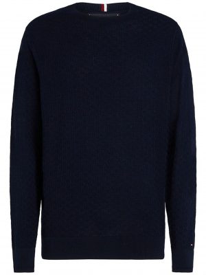 BASKETWEAVE CREW NECK