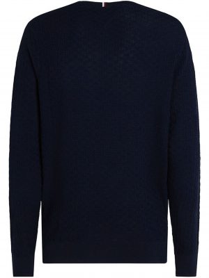 BASKETWEAVE CREW NECK