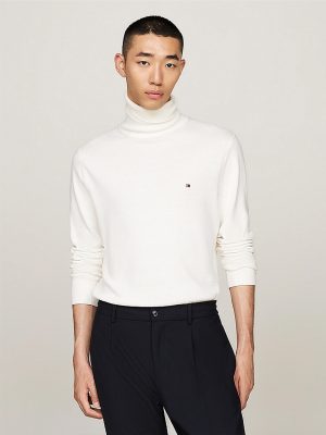 PIMA CASHMERE ROLL NECK