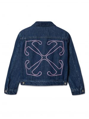 BOOKISH GLITTER DENIM JACKET