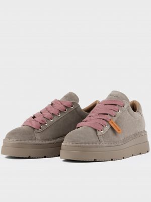 LACE-UP SHOE SUEDE MICROFIBRE