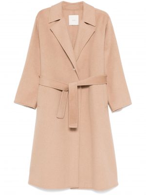 WOOL LONG WRAP COAT