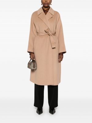 WOOL LONG WRAP COAT