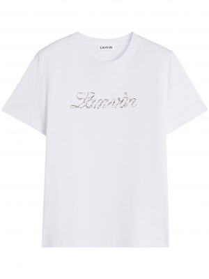 EMBROIDERED SCRIPT LOGO T-SHIRT