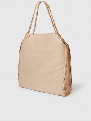 TOTE ECO SHAGGY W/GOLD CHAIN